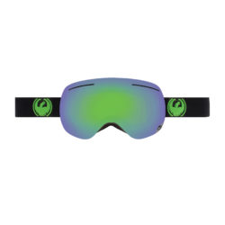 Men's Dragon Goggles - Dragon X1 Goggles. Jet - Green Ion